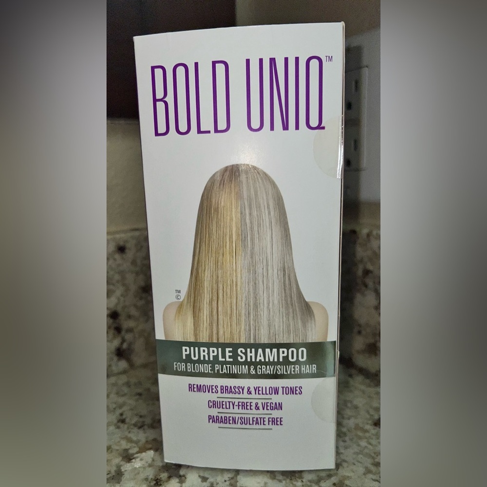 Purple Hair Shampoo for Blonde, Platinum and Silver/Gray hair